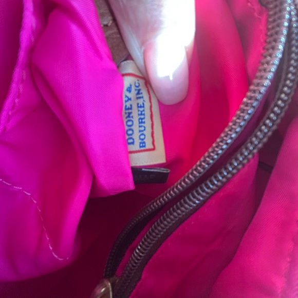 Vintage Dooney and Bourke Purple Women's Bag - Picture 5 of 8